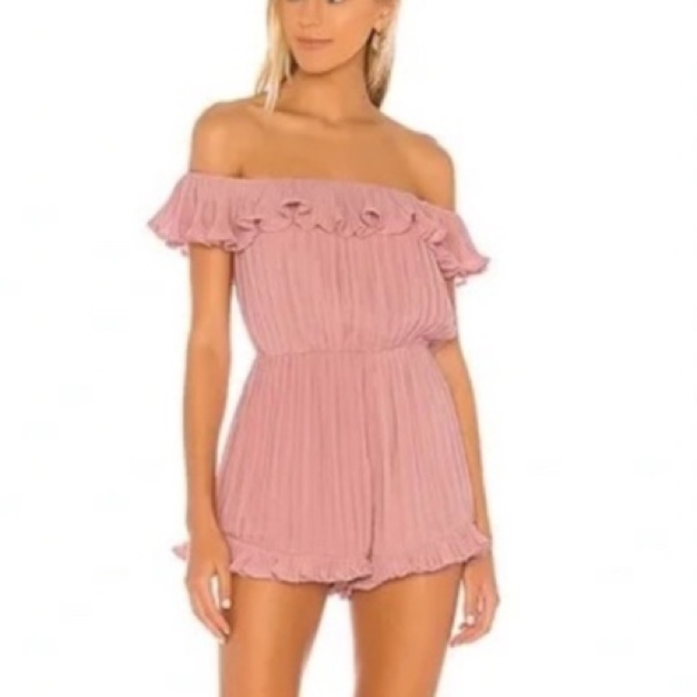 Lovers and Friends Quincy Romper in Primose Pink 45116